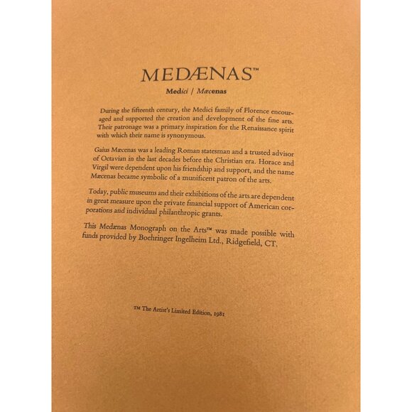 Medaenas Monographs: Rembrandt & Michelangelo 1980–81 Met Museum Edition Folios - Picture 2 of 11